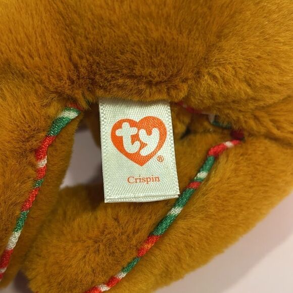 2022 Ty Beanie Bellies Crispin the Gingerbread Man Excellent Used Condition 8” - Picture 7 of 8